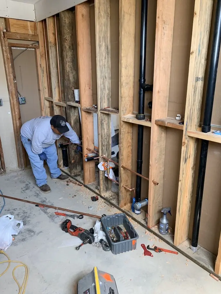 Commercial rough-in plumbing for Commercial Plumbing in Muttontown